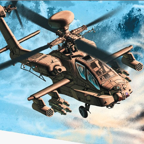 1/72 AH-64D Block II Apache Longbow Helicopter Model Kit - Academy 12514 - Perfect for Military Enthusiasts & Model Builders