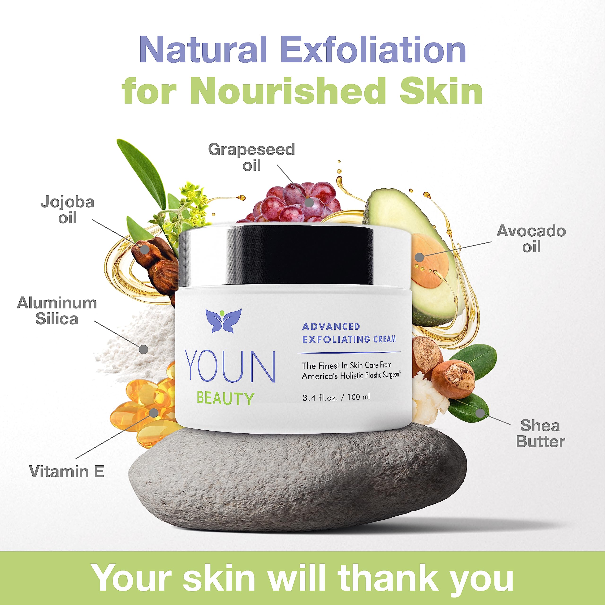 YOUN Beauty Anti-Aging Skincare Set - 2 Minute 5 Years Younger System with Vitamin C Serum, 2.5% Retinol Moisturizer & Green Tea Cleanser | Dermatologist-Recommended for Wrinkle Reduction & Brightening | Perfect for Daily Routine & Special Occasion Prep