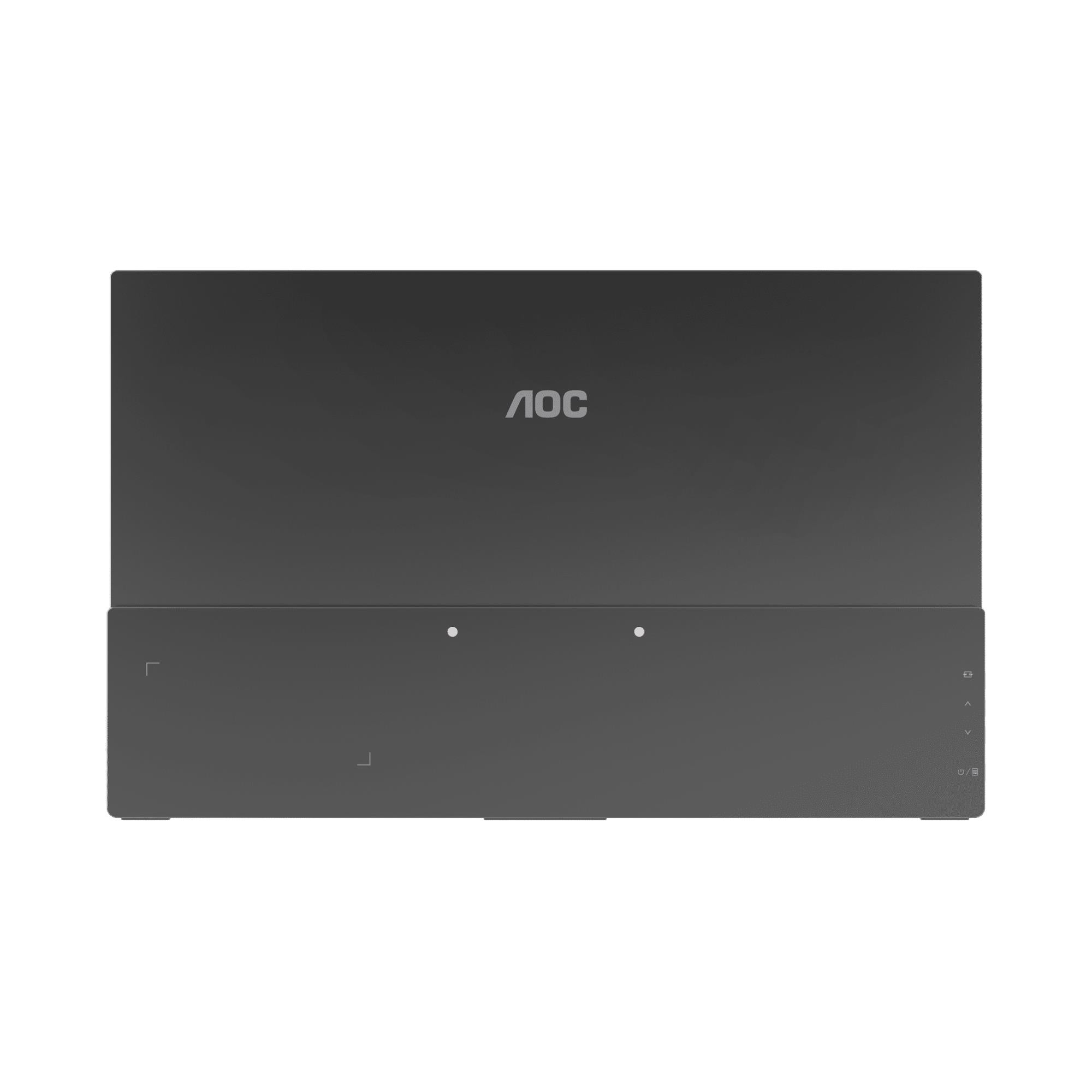 AOC 16T10 15.6 Inch FHD IPS Portable Monitor with USB-C & HDMI - Slim Second Screen for Laptop, Gaming, and Office Work