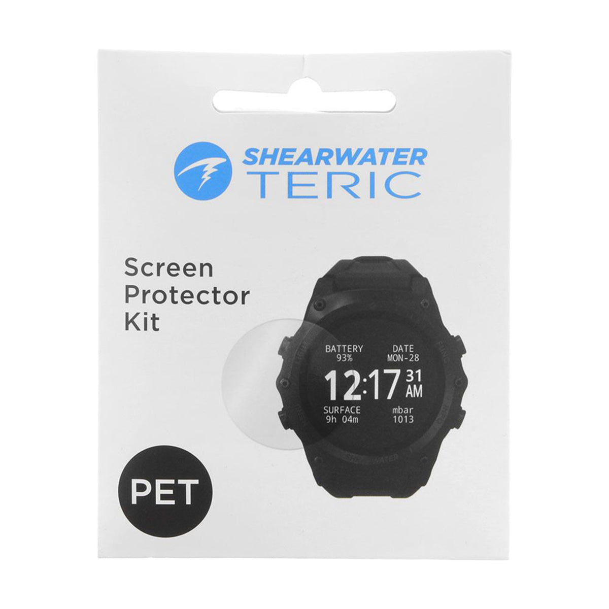 Shearwater Teric Screen Protector Kit - 3 Pack HD Clear Tempered Glass for Scuba Diving Smartwatch - Perfect for Underwater Adventures & Daily Wear