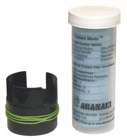Abanaki Coolant Mints (TM) - Eliminate Hydrogen Sulfide & Rotten Egg Odor in Coolant Systems | Industrial Coolant Treatment for Metalworking Fluids | Perfect for Machine Shops & Manufacturing Plants