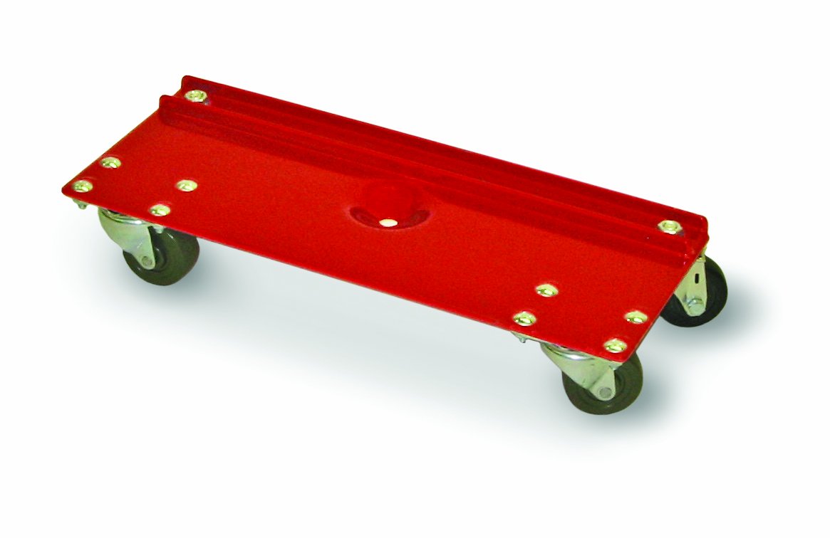3400lbs Capacity All-Purpose Rectangular Steel Dolly Cart - Heavy Duty Utility Hand Truck for Moving Furniture, Appliances, and Boxes - Warehouse, Home & Office Use