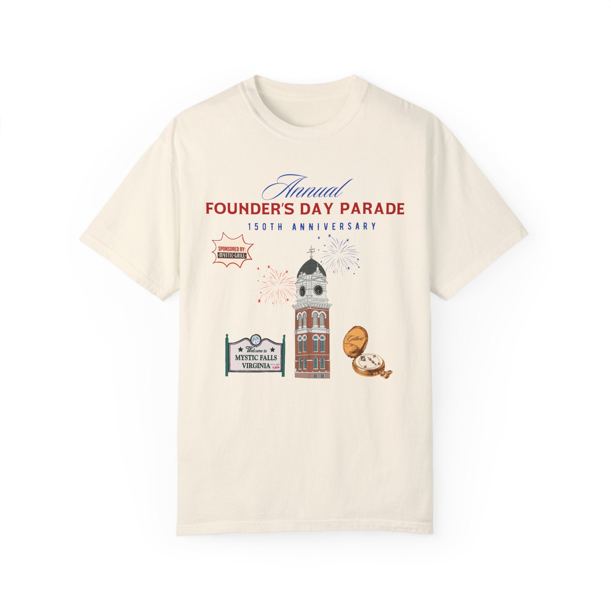 Founder's Day Parade T-Shirt - Comfortable Cotton Tee for Patriotic Celebrations & Community Events