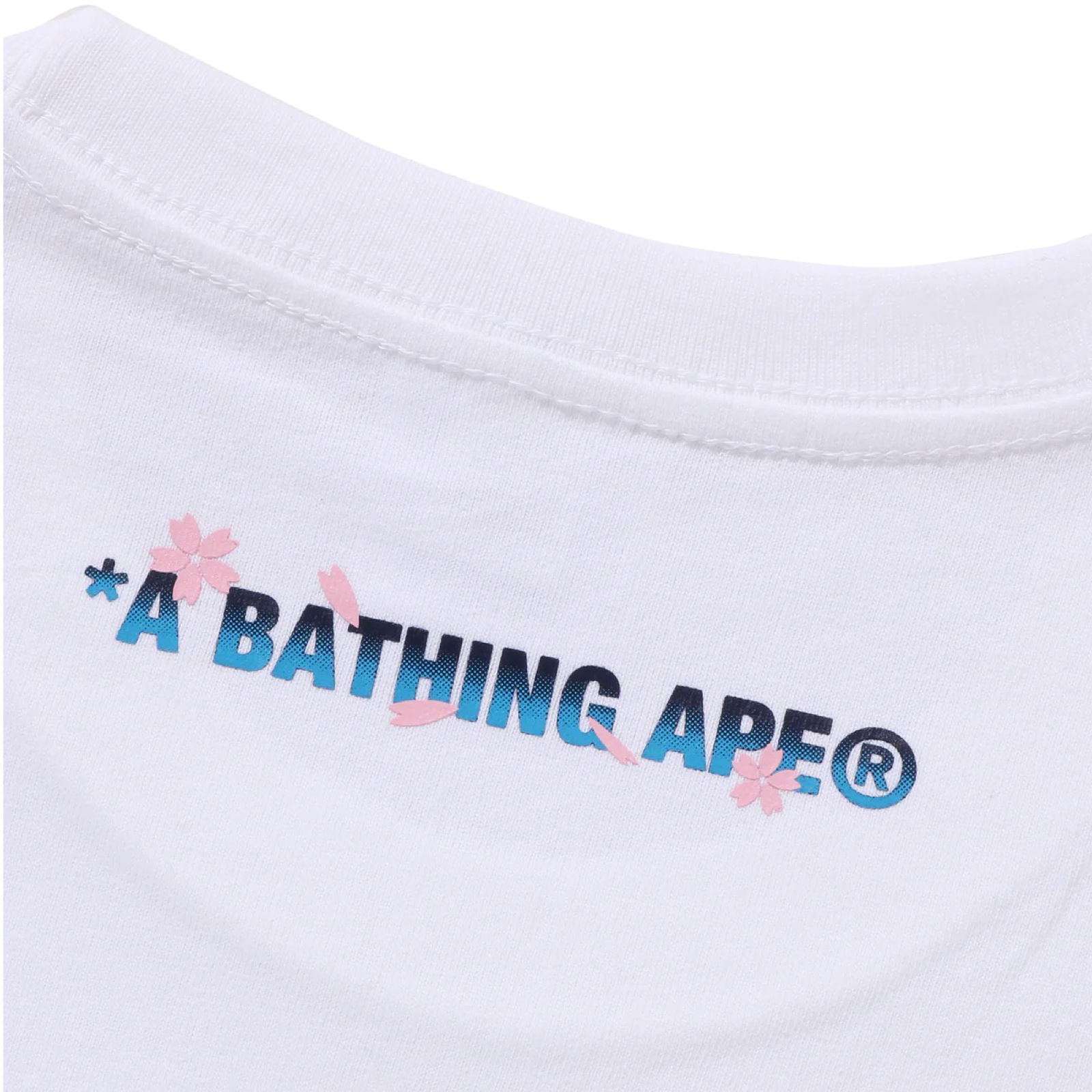 BAPE Sakura Ape #1 T-Shirt - White Cotton Streetwear Tee for Men | Casual Wear & Urban Fashion