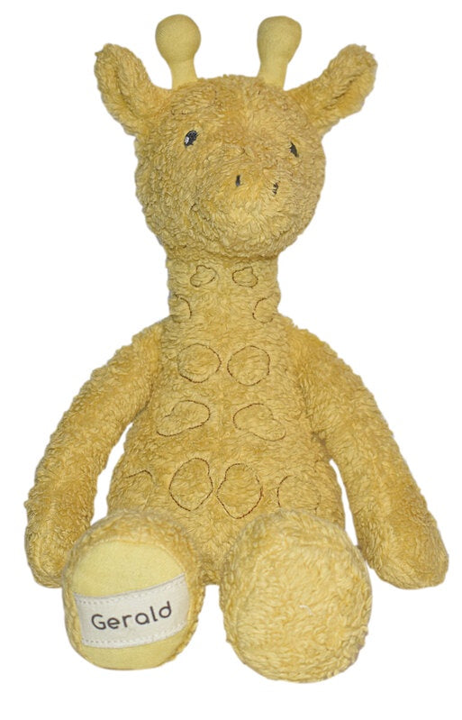 Gerard the Giraffe Organic Cotton Plush Toy - Soft & Eco-Friendly Stuffed Animal for Kids, Perfect for Cuddling, Nursery Decor, and Baby Shower Gifts