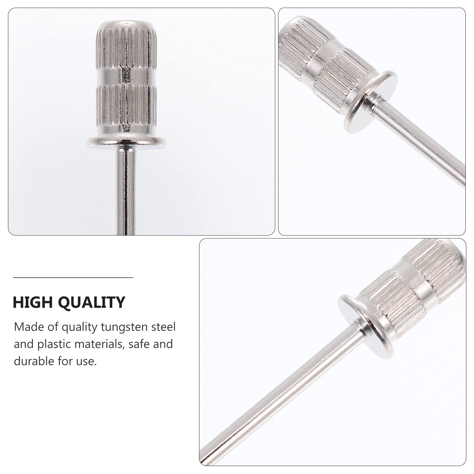 Minkissy 10pcs Nail Drill Bits for Electric File - Perfect for Salon & Home Manicures