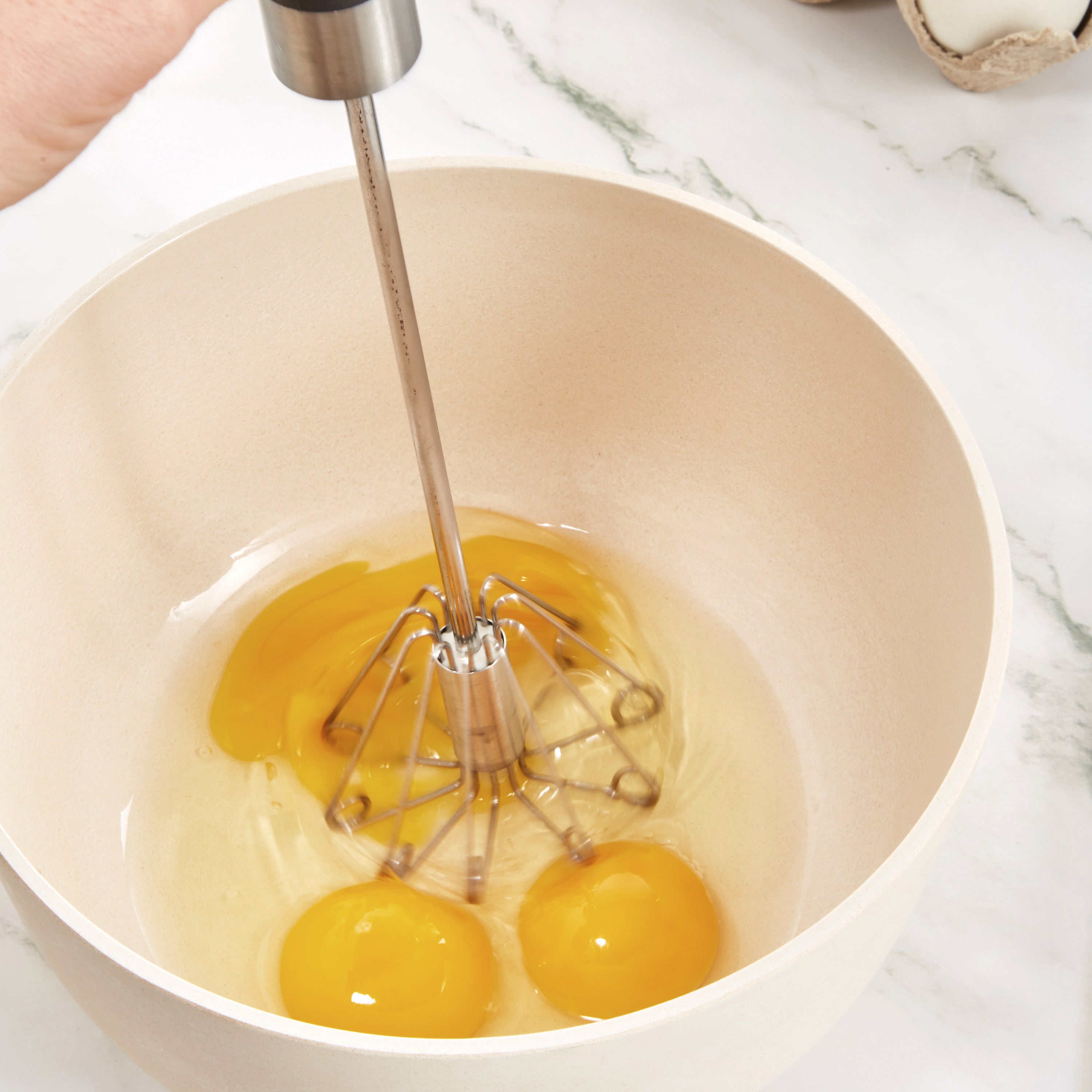 BergHOFF Essentials 18/10 Stainless Steel 14-Inch Miracle Whisk - Black - Professional Kitchen Tool for Baking, Mixing & Whisking Eggs, Cream & Sauces