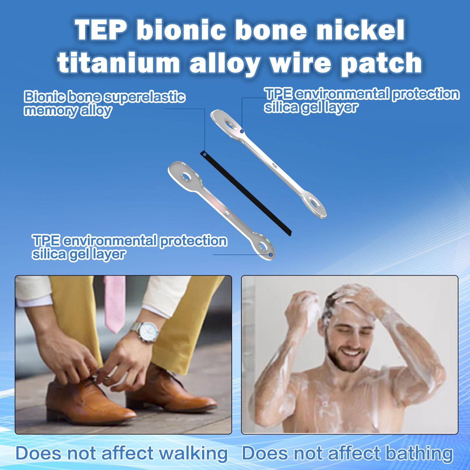 Professional Ingrown Toenail Removal Kit - Titanium Alloy Toenail Corrector Tool for Pain Relief & Home Treatment (0.75-0.82 Inch) - Perfect for Athletes, Runners & Daily Foot Care