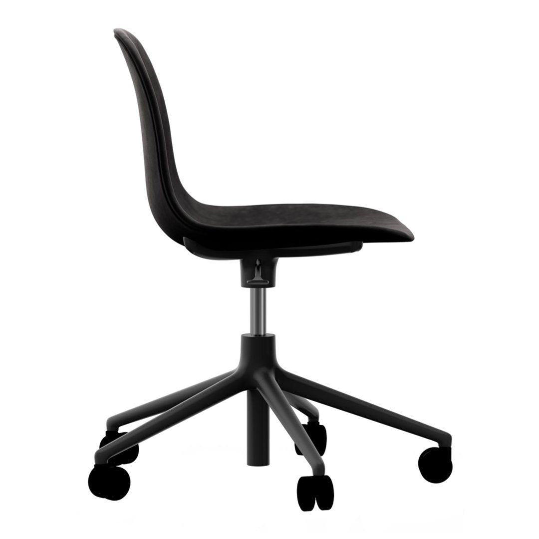 Ergonomic Form Chair with 5W Swivel Base & Gas Lift Mechanism - Premium Upholstered Office Chair for Home & Workspace - Perfect for Long Hours of Comfortable Sitting in Office, Study or Gaming Setup