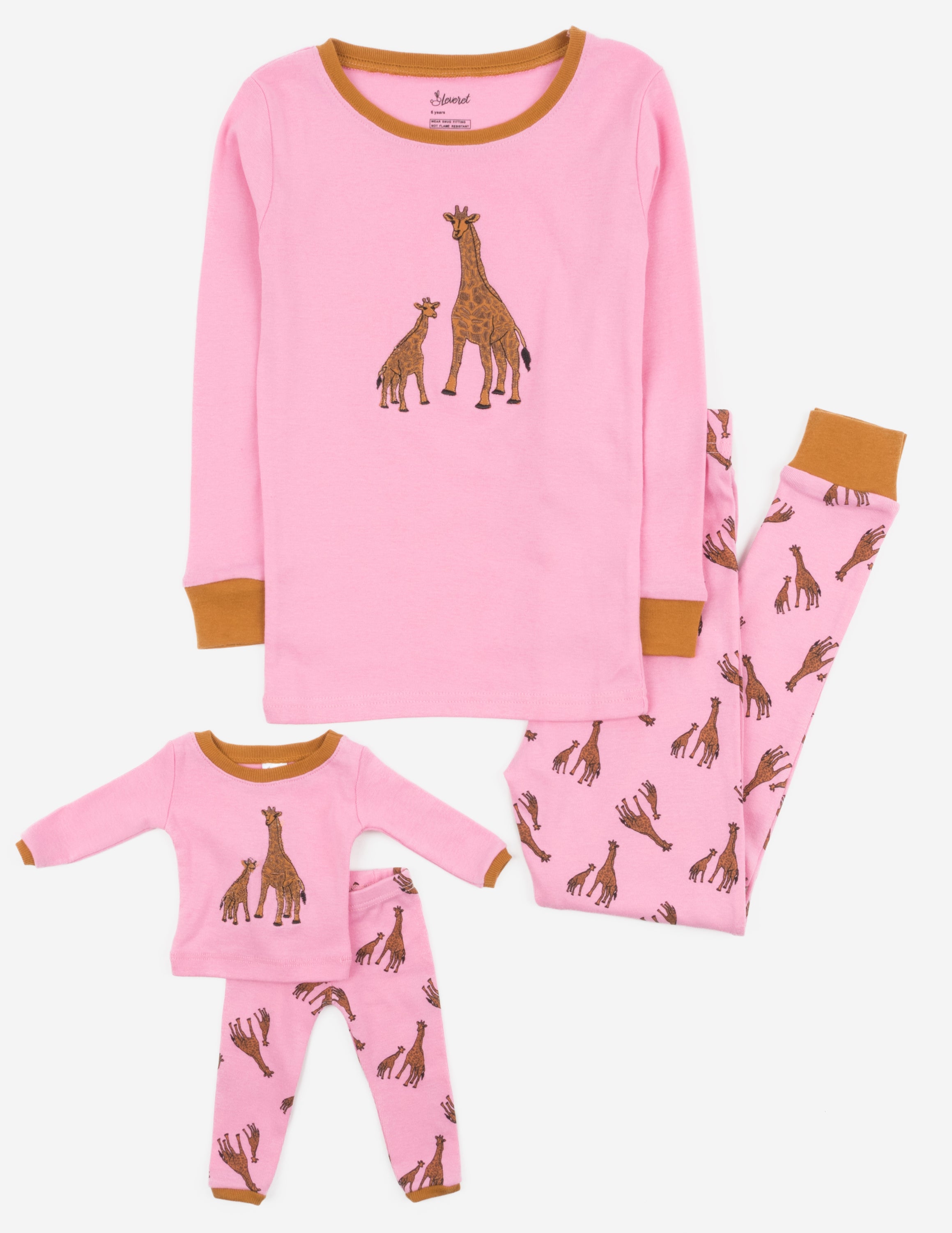 Matching Girl and Doll Pajama Set - Cute Kids Sleepwear for Twin Outfits | Perfect for Sleepovers, Birthday Gifts, and Family Photos