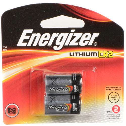 Energizer CR2 Lithium Batteries (2-Pack) - Long-Lasting Power for Cameras, Flashlights & Medical Devices