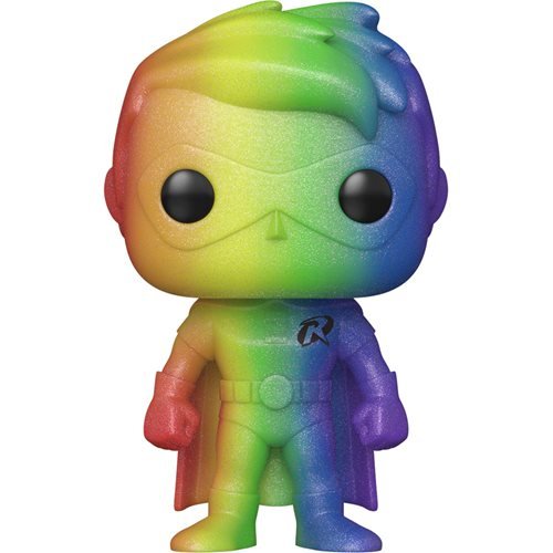 DC Heroes Pop! Vinyl Figure Pride Robin [153] - Funko Pop Collectible for DC Comics Fans, Perfect for Display, Gifts & Superhero Decor