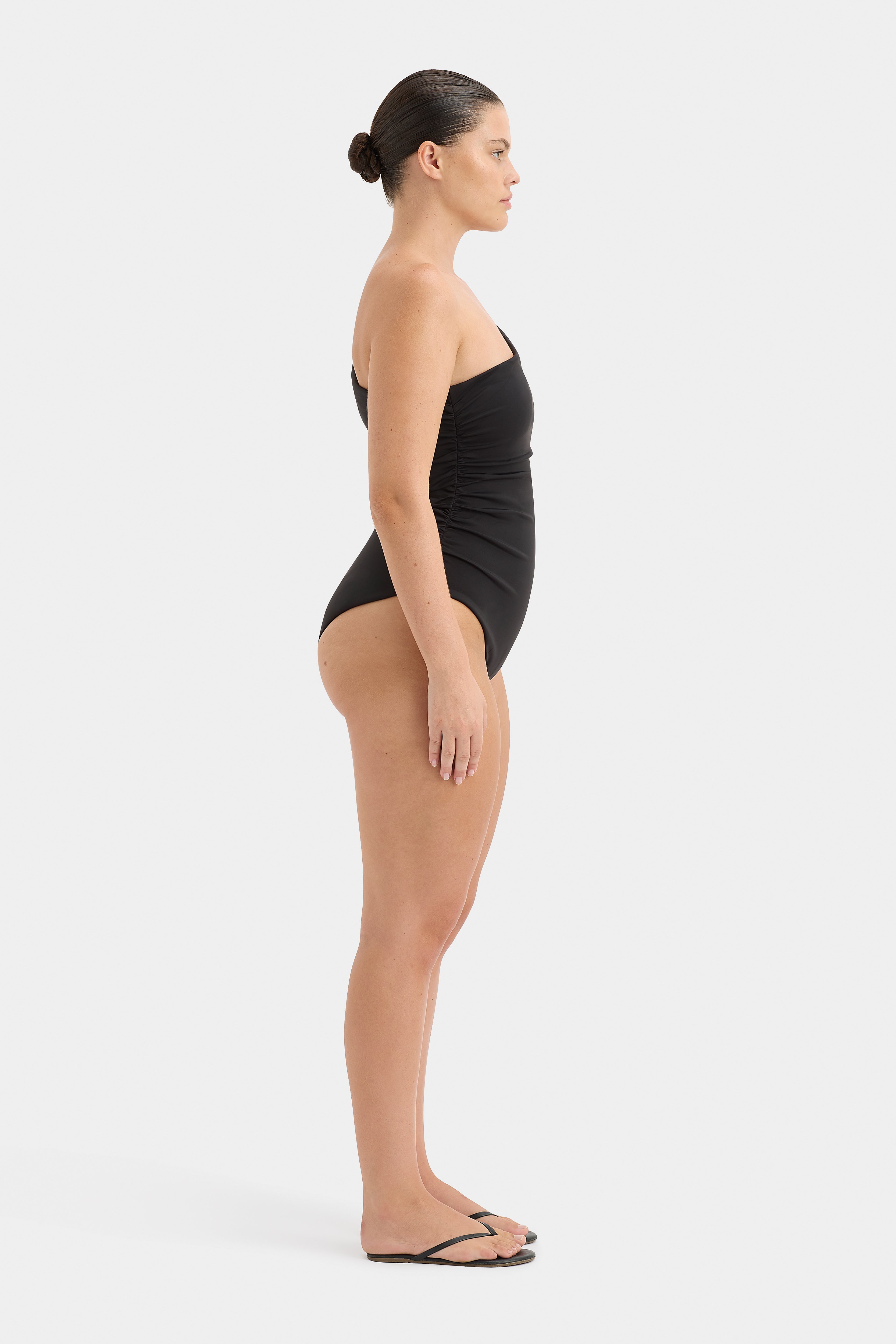 Hendry One Shoulder One Piece Swimsuit - Sexy Monokini Bathing Suit for Women, Perfect for Beach Vacation & Pool Party