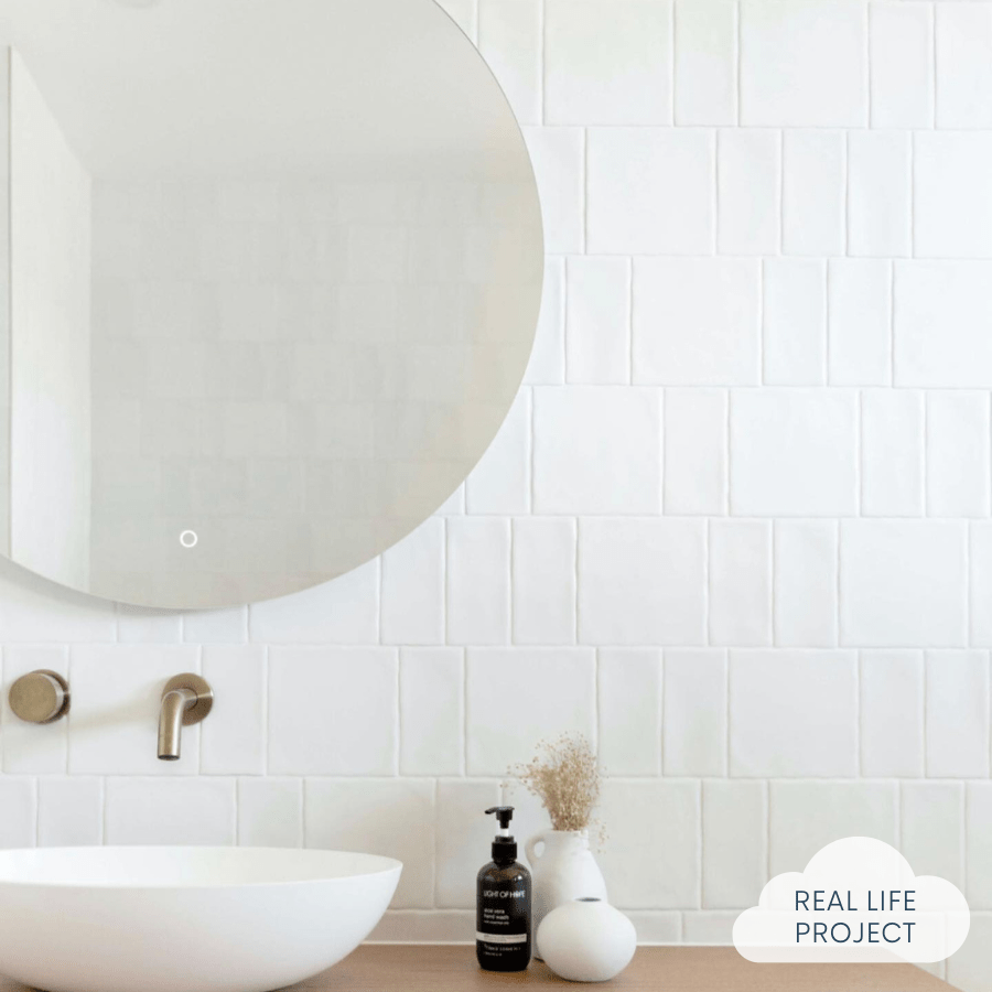 Premium Newport Matte Square & Subway Pattern Ceramic Tile - Perfect for Kitchen Backsplash, Bathroom Walls & Modern Home Decor