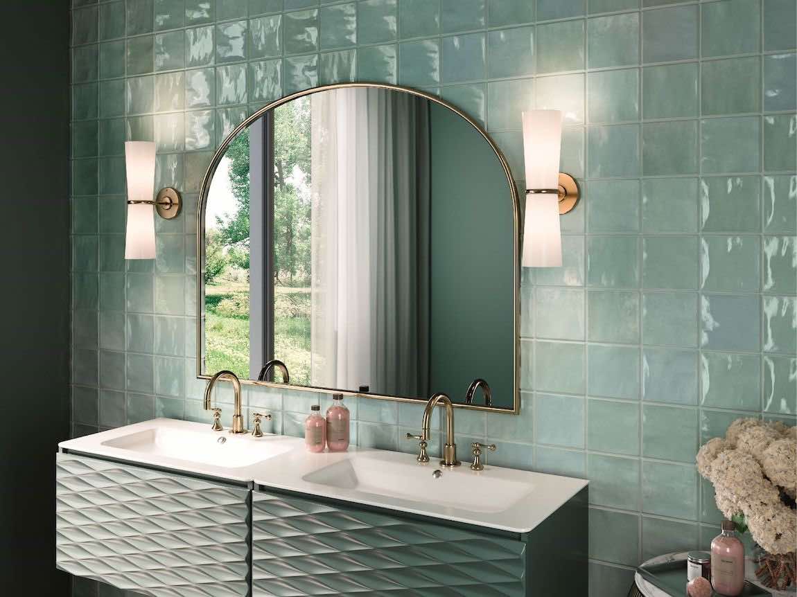 6x6 Reflective Wall Tile Powder - Perfect for Home Decor, Accent Walls & DIY Projects