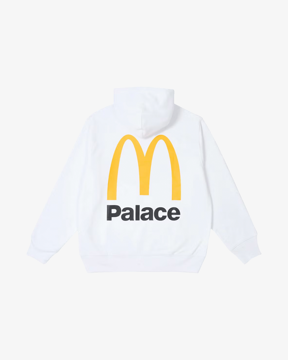 PALACE x McDonald's Logo Hoodie - White | Streetwear Fashion for Urban Lifestyle & Casual Wear