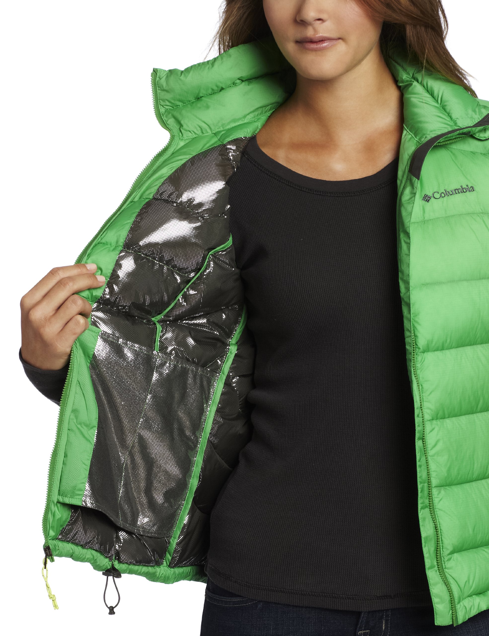 Columbia Women's Powerfly Down Vest - Lightweight Insulated Puffer Vest for Outdoor Activities, Hiking & Cold Weather