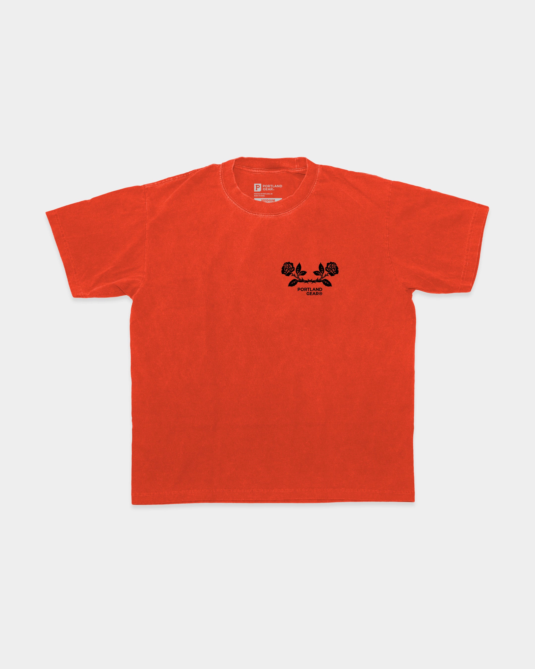 All American Growth T-Shirt - Soft Cotton Tee in Vibrant Orange - Perfect for Casual Wear, Gym & Patriotic Events