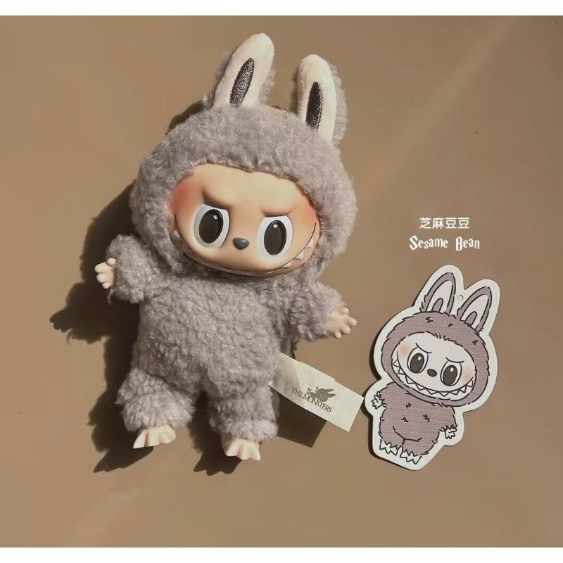 Labubu The Monsters Exciting Macaron Vinyl Figure - Sesame Bean Collectible Toy for Anime Fans | Perfect for Display, Gifts & Pop Culture Collections