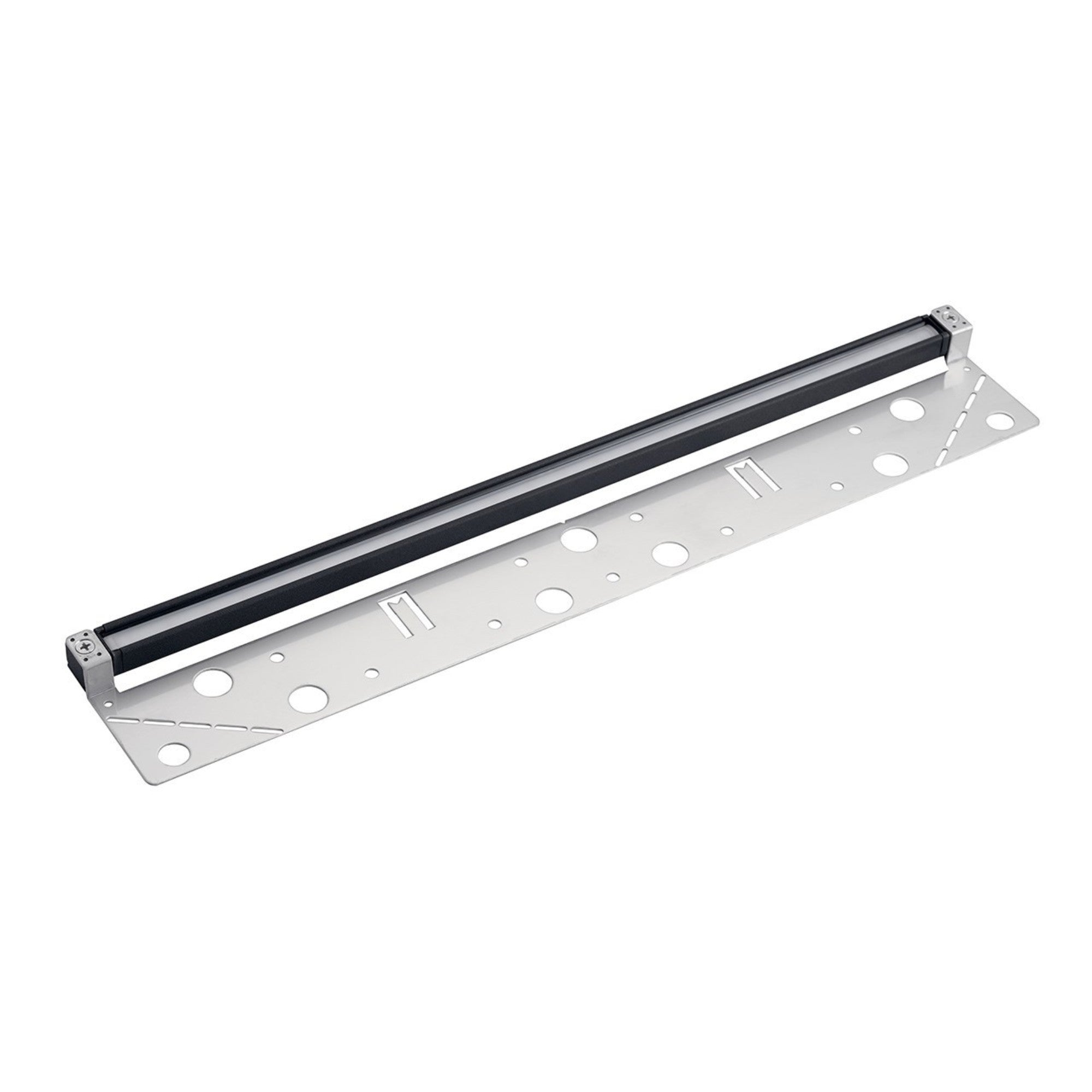 12V LED 18 Hardscape Light 2700K Warm White Textured Black Aluminum - Outdoor Landscape Lighting for Garden, Pathway, and Patio