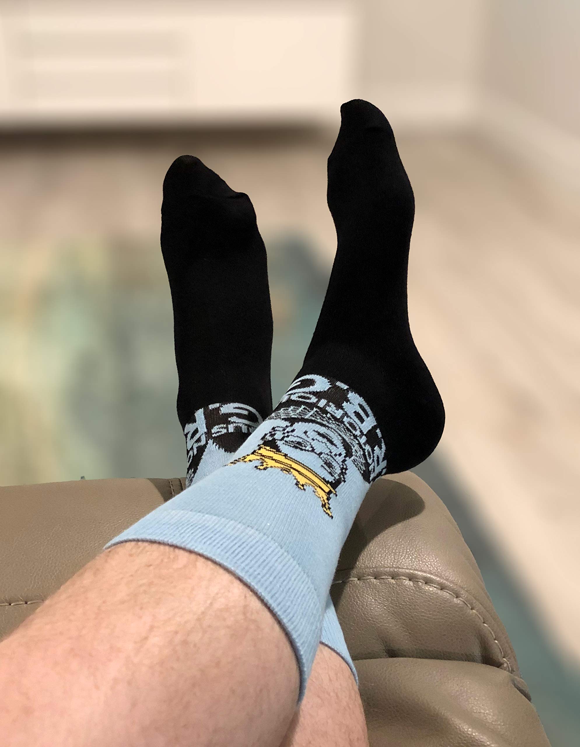 Balanced Co. Notorious RBG Socks - Ruth Bader Ginsburg Inspired Funny Novelty Dress Socks for Women & Men - Perfect for Supreme Court Fans, Lawyer Gifts & Casual Wear