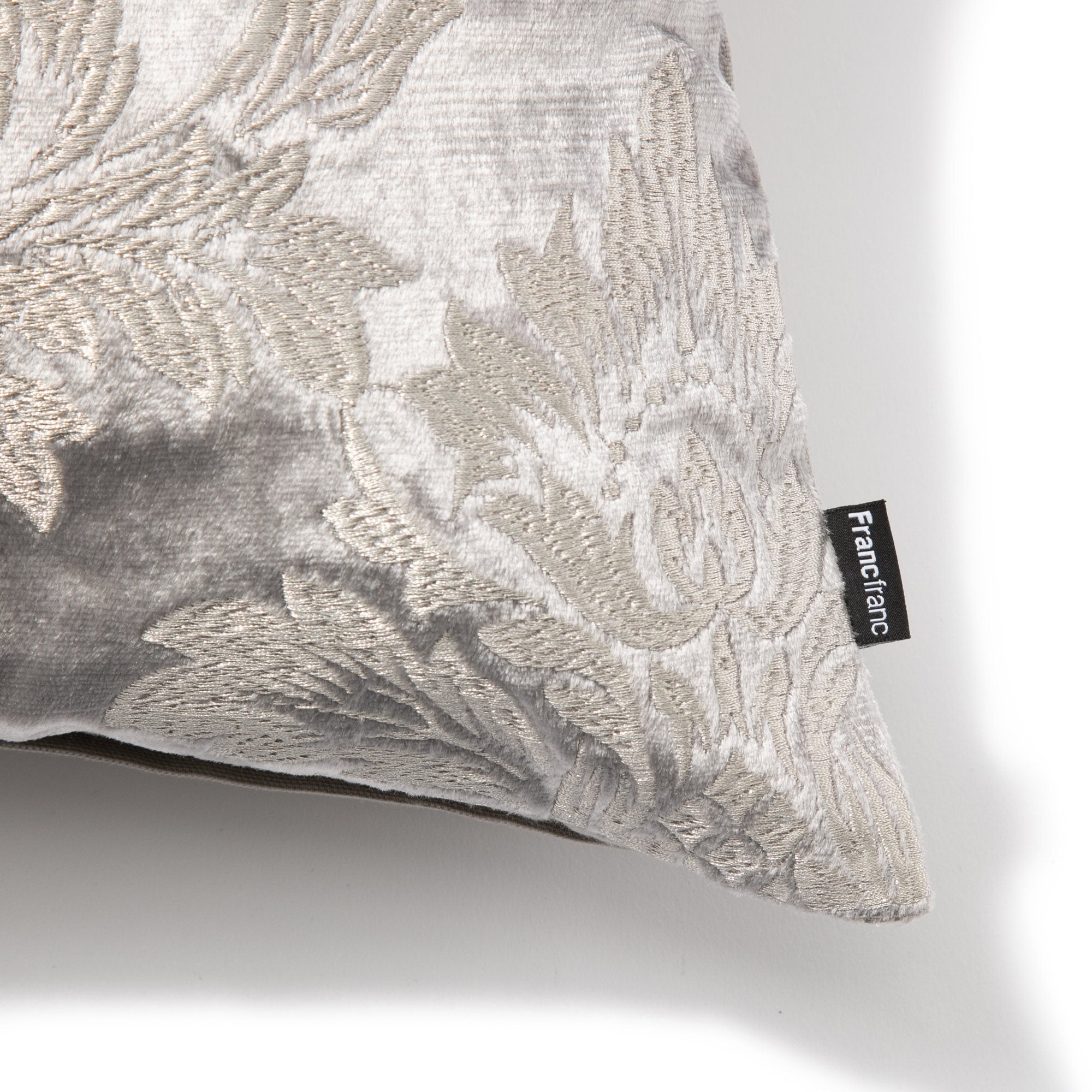 Charlesen Decorative Pillow Cover - Soft Gray & Silver Accent Cushion Case for Sofa, Bed, or Chair - Home Decor Throw Pillow Slipcover