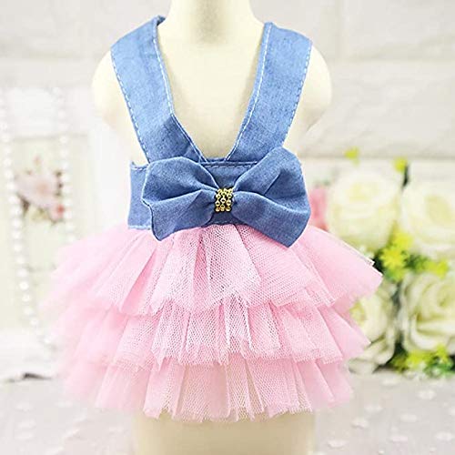 3Pcs Pet Harness with Leash Set - Soft Summer Clothes for Small Dogs & Cats - Cute Christmas Costume Outfits for Puppies & Kittens - Perfect for Daily Walks, Holiday Parties & Photo Shoots