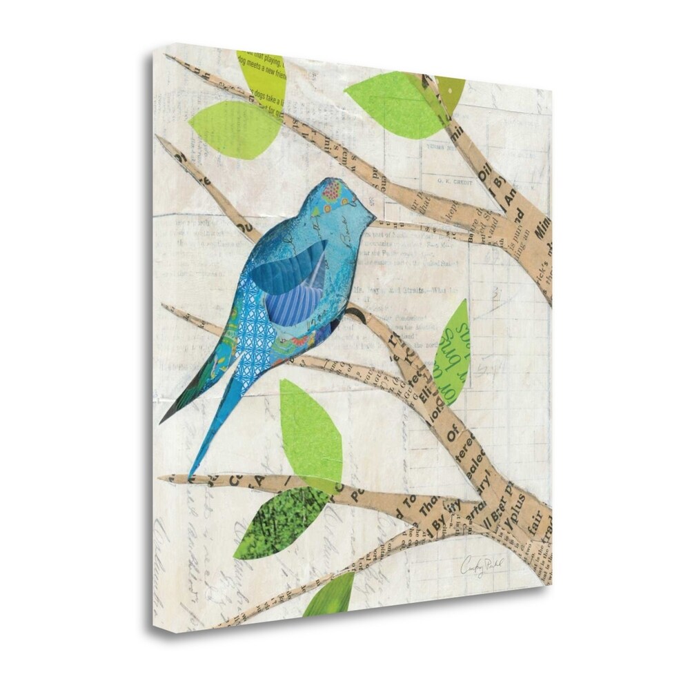 Birds In Spring I Square by Courtney Prahl - Giclee Art Print on Gallery Wrapped Canvas - Perfect for Living Room, Bedroom & Office Wall Decor