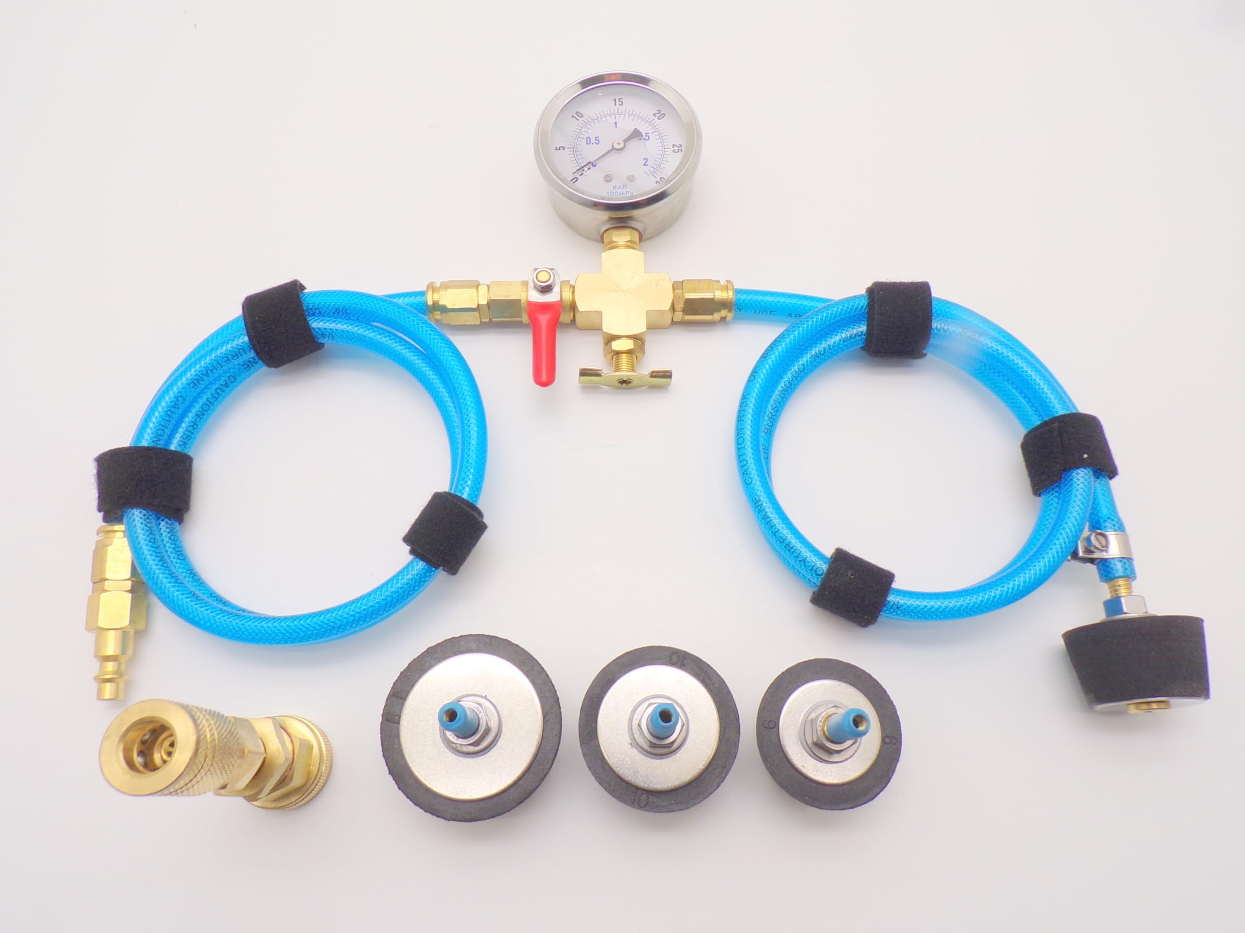 Pool Leak Detector Kit - Professional Swimming Pool Plumbing Pressure Tester for Accurate Leak Detection | Ideal for In-Ground & Above Ground Pools, Spas, and Fountains | Easy Pool Maintenance & Repair Tool
