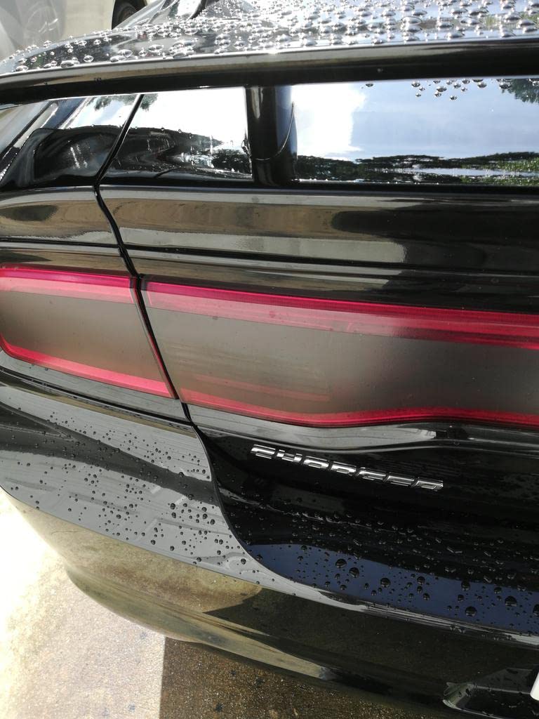 Luxe Auto Concepts 2011-2014 Dodge Charger Tail Light Tint Kit - Dark Smoke Vinyl Overlays for Dodge Charger Taillights | Easy Dry Application LightWrap Film | Enhances Style & Night Visibility for Car Enthusiasts
