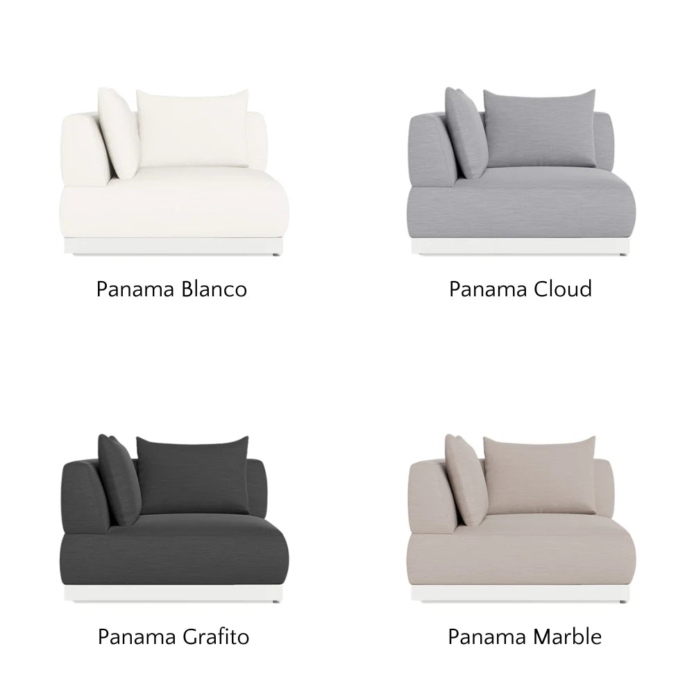 Amalfi Outdoor Corner Sectional Sofa Set - Waterproof Wicker Patio Furniture for Backyard, Poolside & Garden - Modern All-Weather Lounge Seating with Cushions