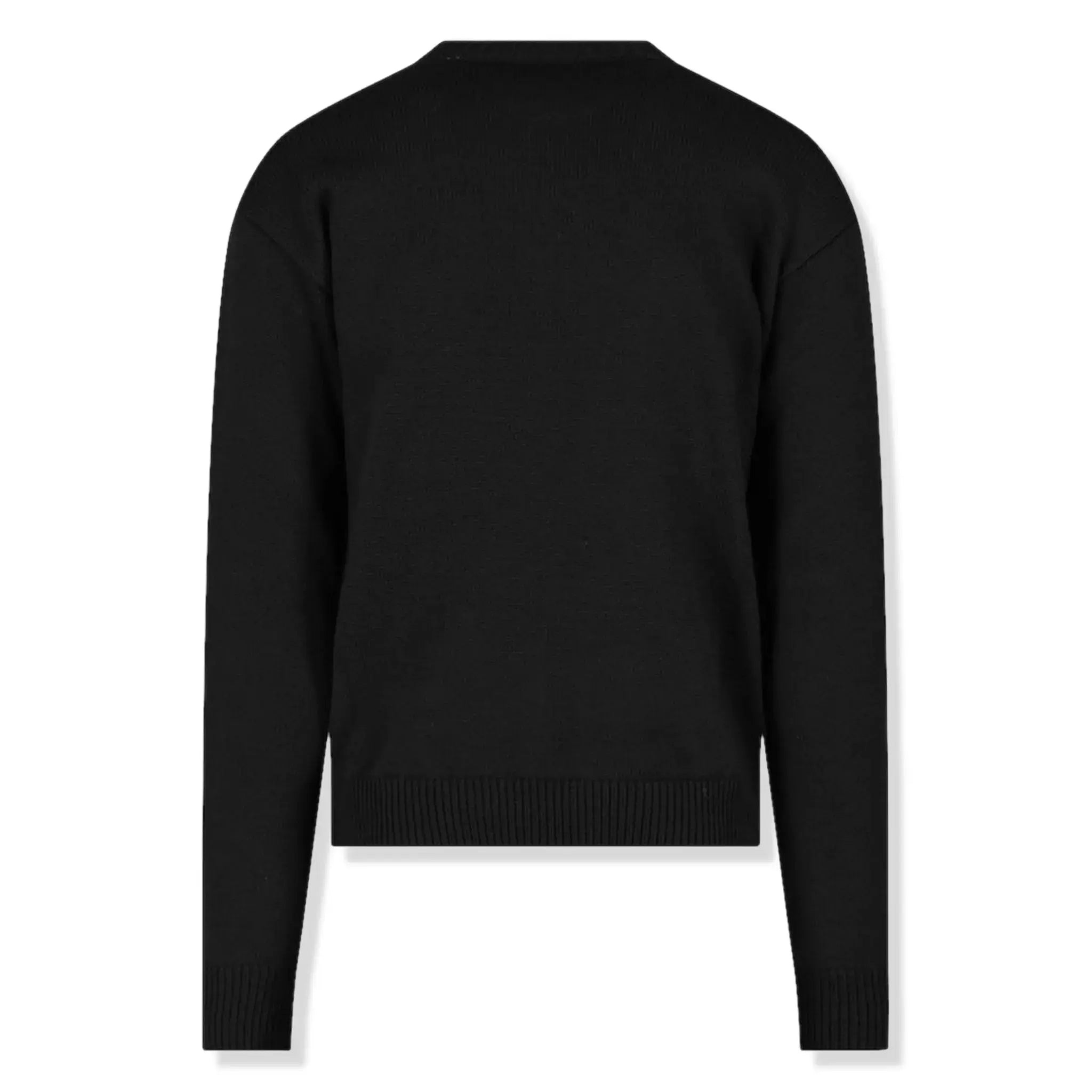 Off White Single Arrows Black Knit Sweatshirt | Trendy Streetwear Pullover | Perfect for Casual Outfits & Urban Fashion