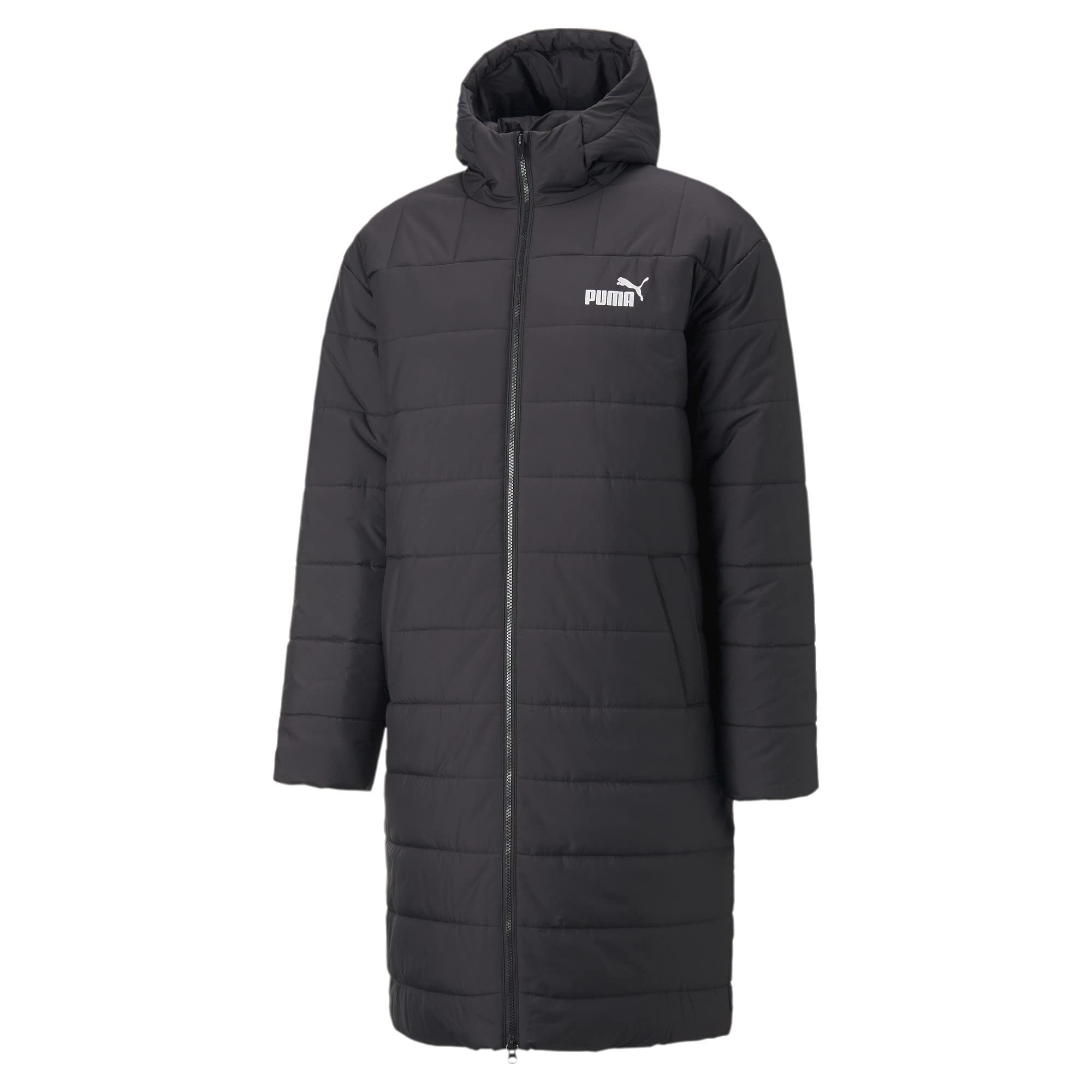 PUMA Men's Essentials+ Hooded Padded Coat - Lightweight Winter Jacket for Running, Hiking & Outdoor Activities | Windproof & Warm Fleece Lining