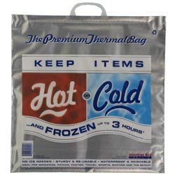 Insulated Large Hot Cold Bag Pack of 20 - Perfect for Picnics, Beach Trips, Grocery Shopping & Meal Prep