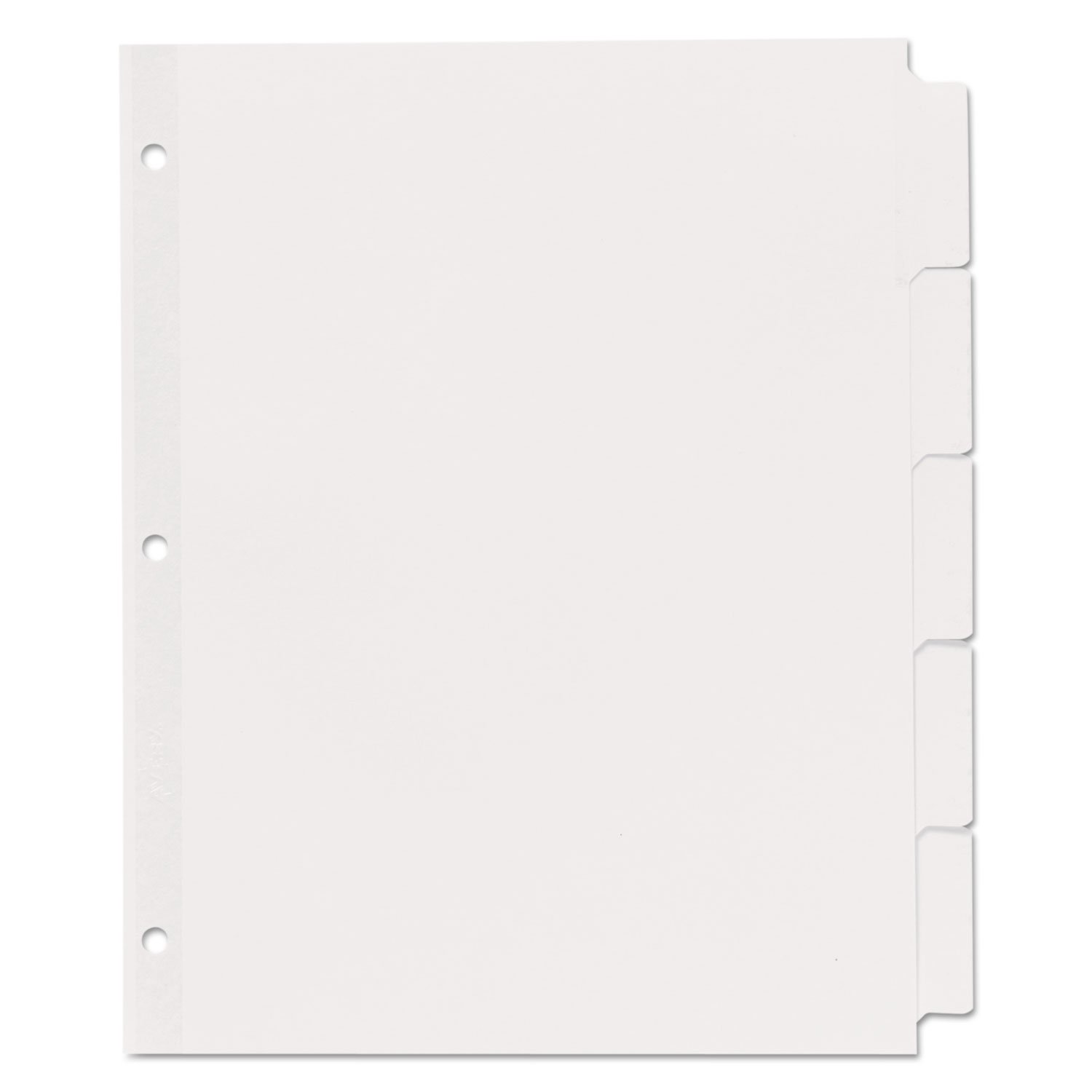 AVERY AVE11492 Big Tab Index Maker Clear Label Dividers - 8-Tab Set for Office, School & Home Organization | Durable Plastic Dividers for Binders, Files & Notebooks