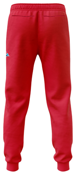 Red Track Pants for Women & Men - Comfortable Athletic Joggers with Elastic Waistband - Perfect for Running, Gym, Yoga & Casual Wear