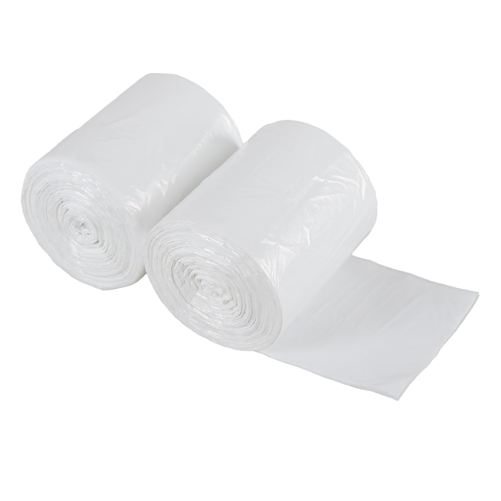 Ggbin 7 Gallon Trash Bags - 210 Count (2 Rolls) Heavy Duty White Kitchen Garbage Bags for Home, Office & Outdoor Use