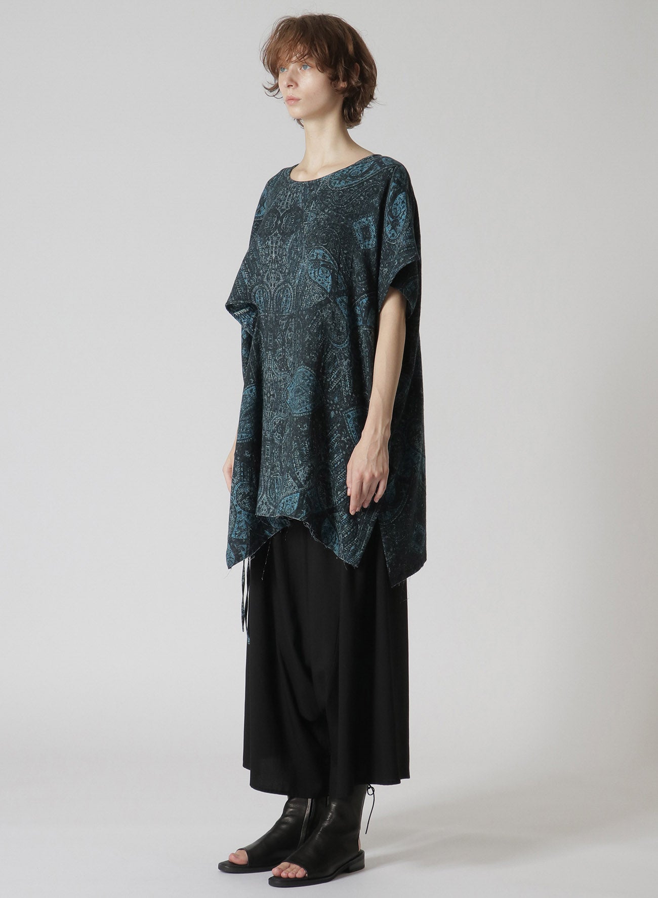 Stylish Cotton Gauze Blouse with Indian Jacquard Print - Perfect for Boho Chic, Casual Outfits & Summer Fashion