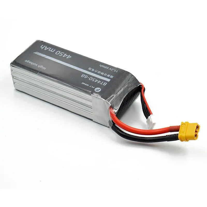 Fly Wing 4S1P 15.2V 4450mAh LiPo Battery for FW450L V2 RC Helicopter - High Performance Replacement Battery for Long Flight Time - Perfect for Aerial Photography, FPV Racing & RC Hobby Flying
