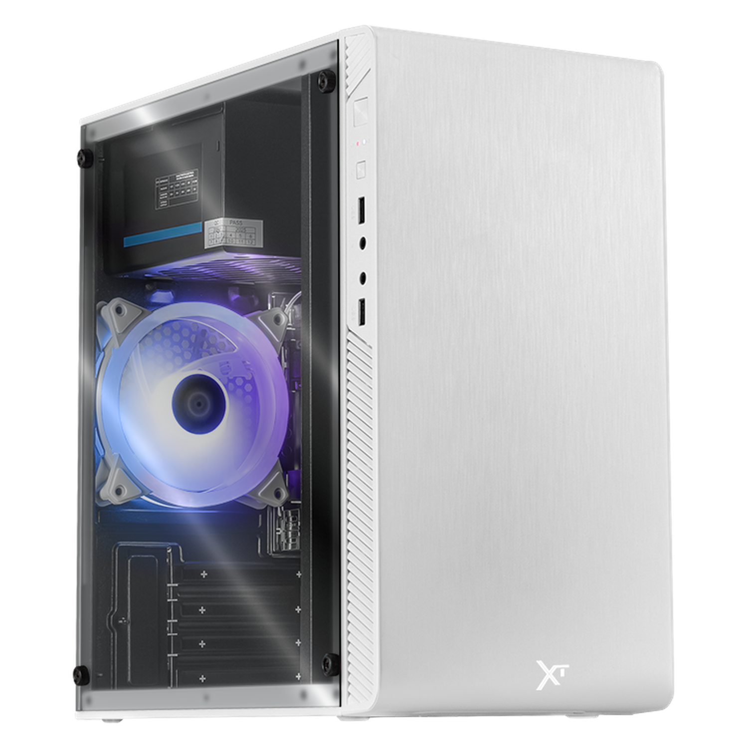 Xtreme PC Gaming Computer - Intel Quad Core J5040, 16GB RAM, 500GB SSD, WiFi, White - Perfect for High-Performance Gaming, Streaming & Multitasking