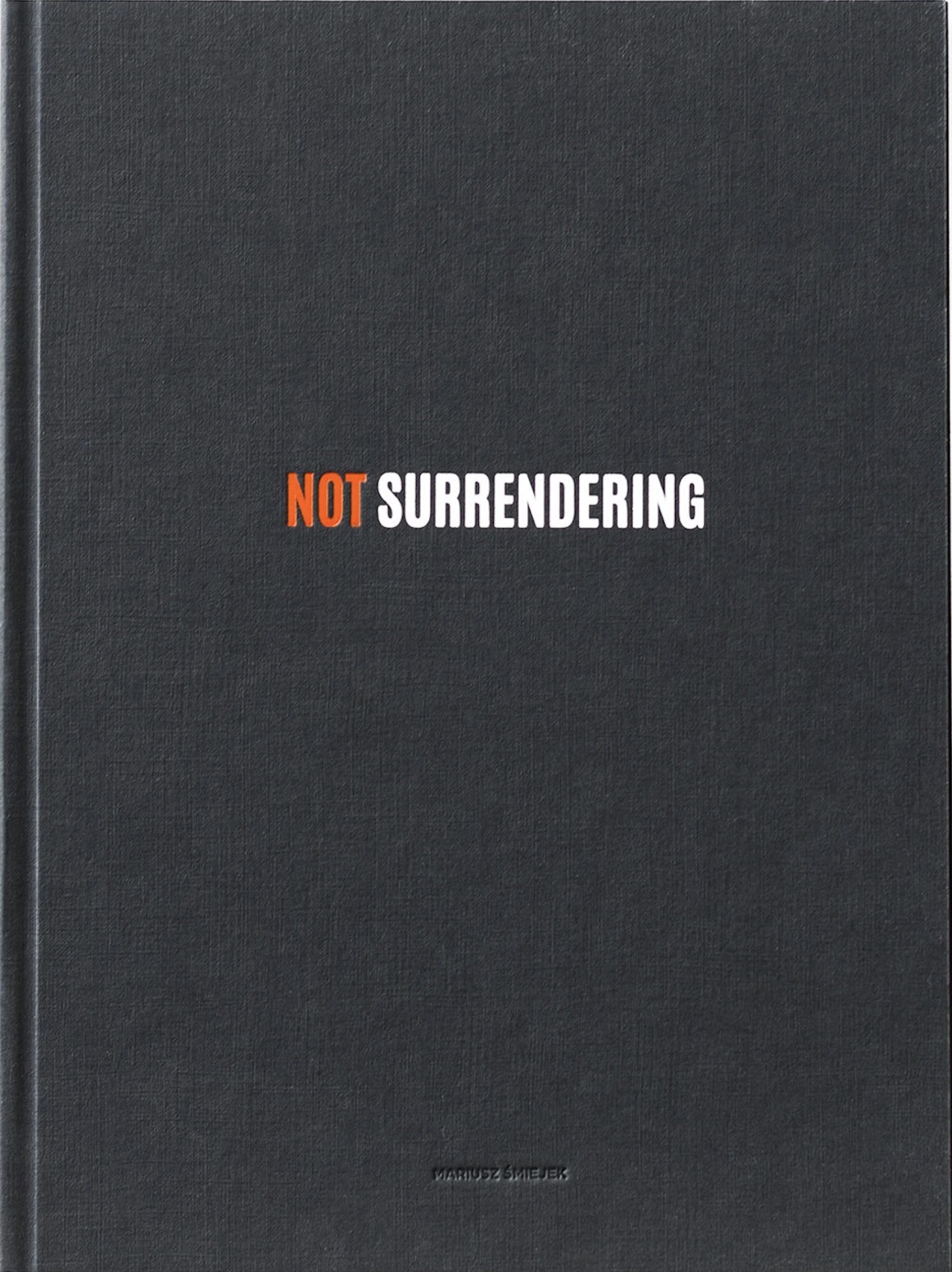 Not Surrendering - Mariusz Śmiejek Motivational Art Print for Home & Office Decor | Inspirational Wall Art for Gym, Bedroom, and Workspace