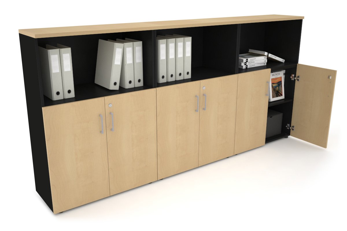 Medium Uniform Storage Cabinet with Small Doors [2400W x 1170H x 350D] - Perfect for Office, School, or Home Organization