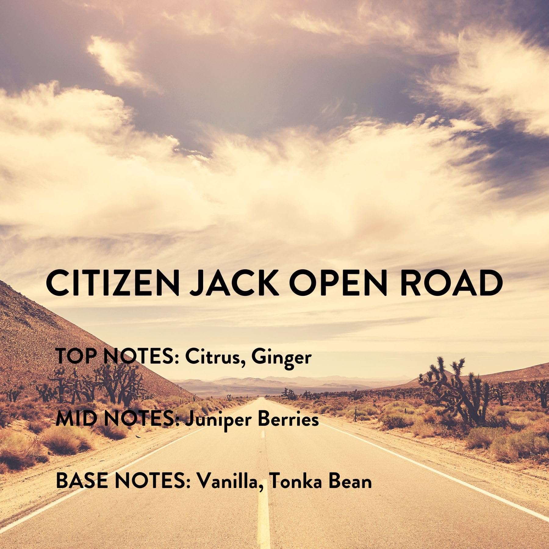Michael Malul Citizen Jack Open Road Eau de Parfum for Men - 10ml Travel Size Cologne Spray | Fresh Woody Scent | Perfect for Travel, Office & Date Nights