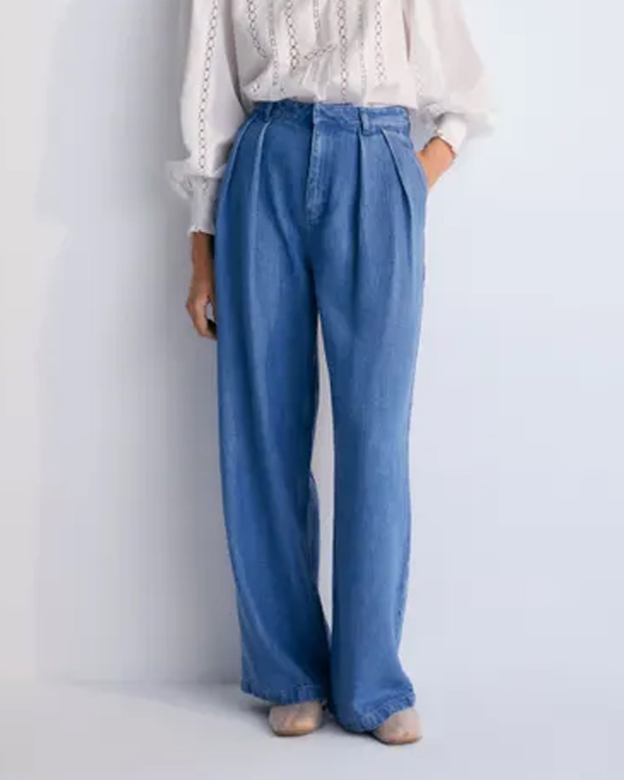 The New Society Micenas Jeans for Women - High Waist Stretch Denim Pants, Comfortable & Fashionable - Perfect for Casual Wear, Office, and Night Out
