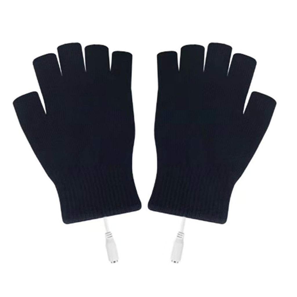 EODNSOFN USB Heated Gloves for Winter - Rechargeable Electric Heating Gloves with Thermal Insulation, Perfect for Skiing, Hiking & Outdoor Activities (Color: C)