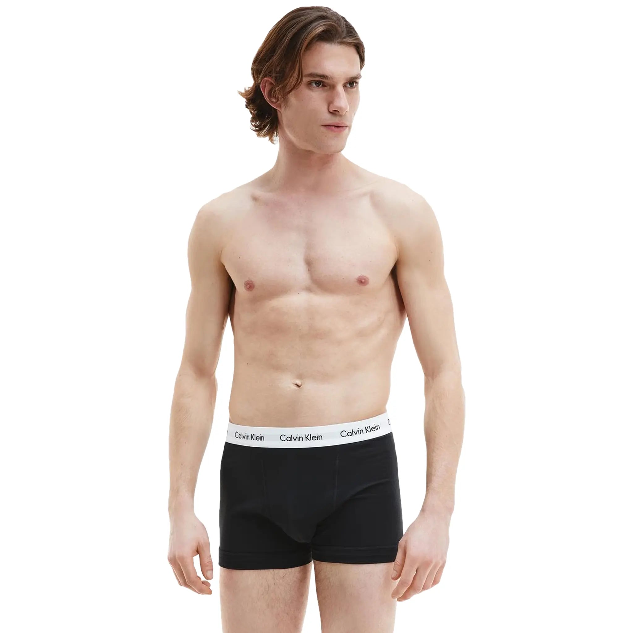 Calvin Klein Men's Cotton Stretch Boxer Briefs 3-Pack - Soft Comfort Underwear for Everyday Wear, Gym & Travel