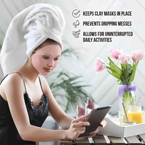 Reusable Silicone Face Mask Cover - Moisturizing Skin Care Wrap for Sheet Masks | Prevents Evaporation | Spa & Night Skincare Routine