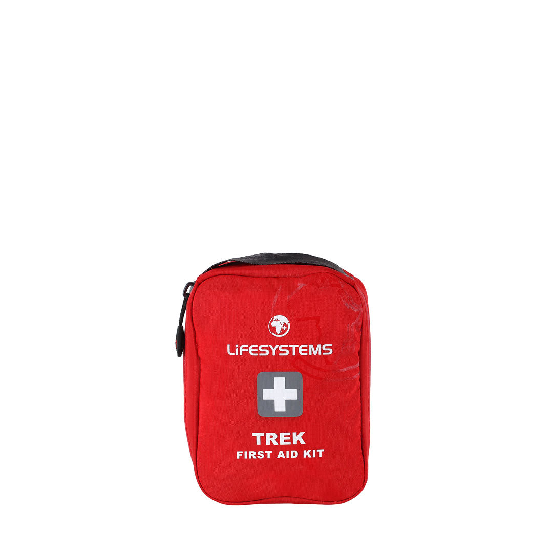 Lifesystems Trek First Aid Kit - Compact & Lightweight Emergency Medical Supplies for Hiking, Camping & Outdoor Adventures - Perfect for Backpacking, Travel & Survival Kits