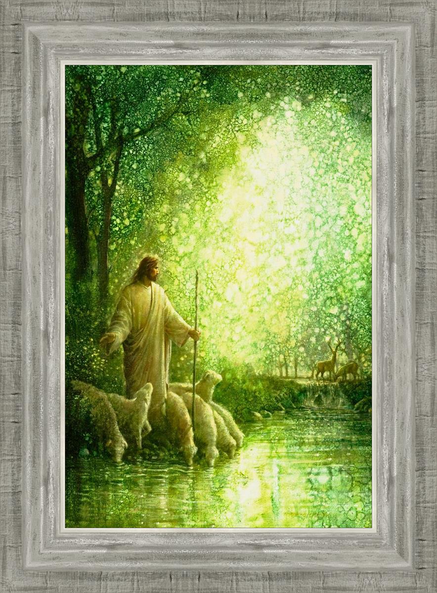 Feed My Sheep By Yongsung Kim - Inspirational Christian Wall Art for Home & Church Decor - Perfect for Living Room, Bedroom & Office
