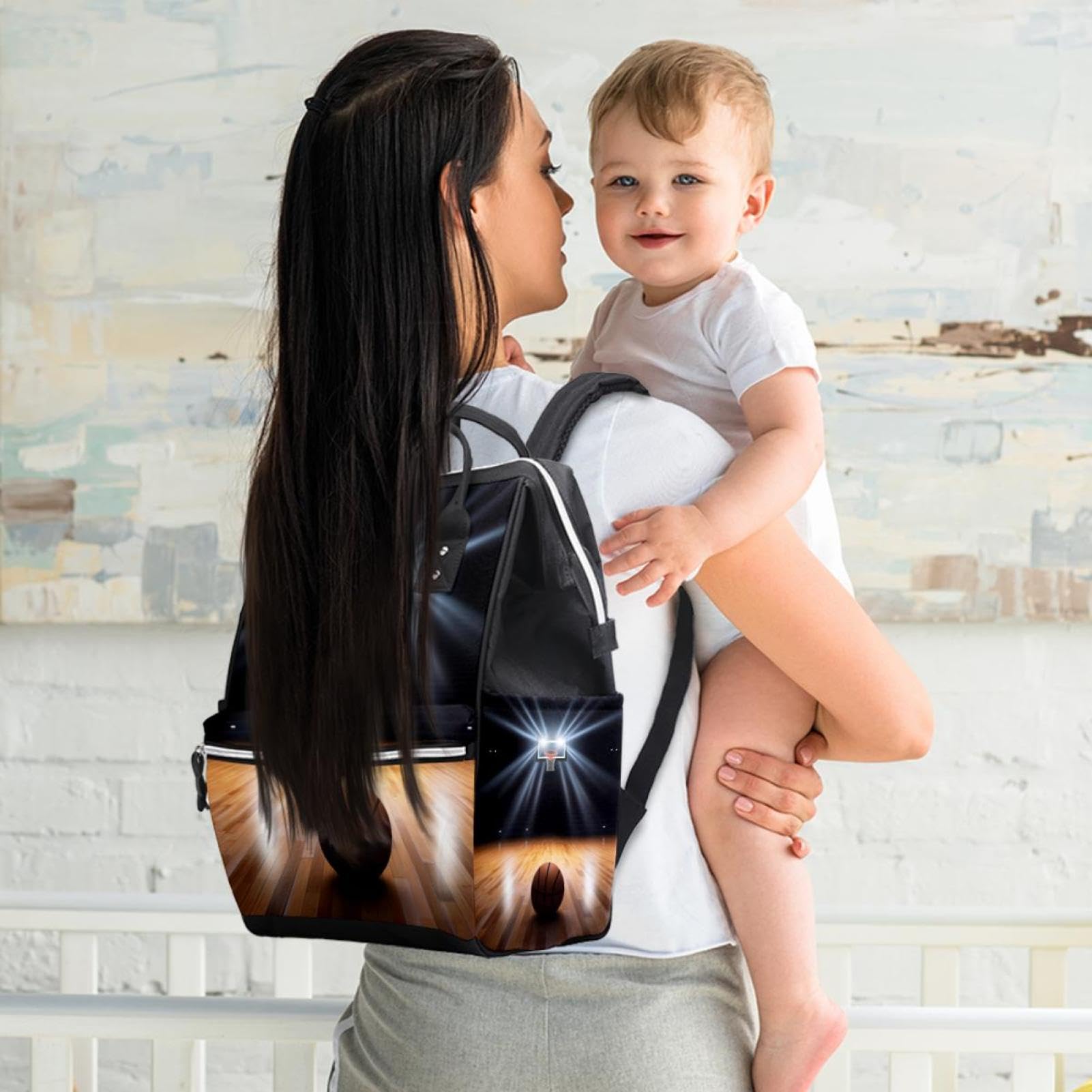 Stylish Travel Backpack for Women & Men - Durable Backpack for Basketball, Wooden Cricket Field & Outdoor Sports | Perfect for Commuting, Hiking & Travel Adventures
